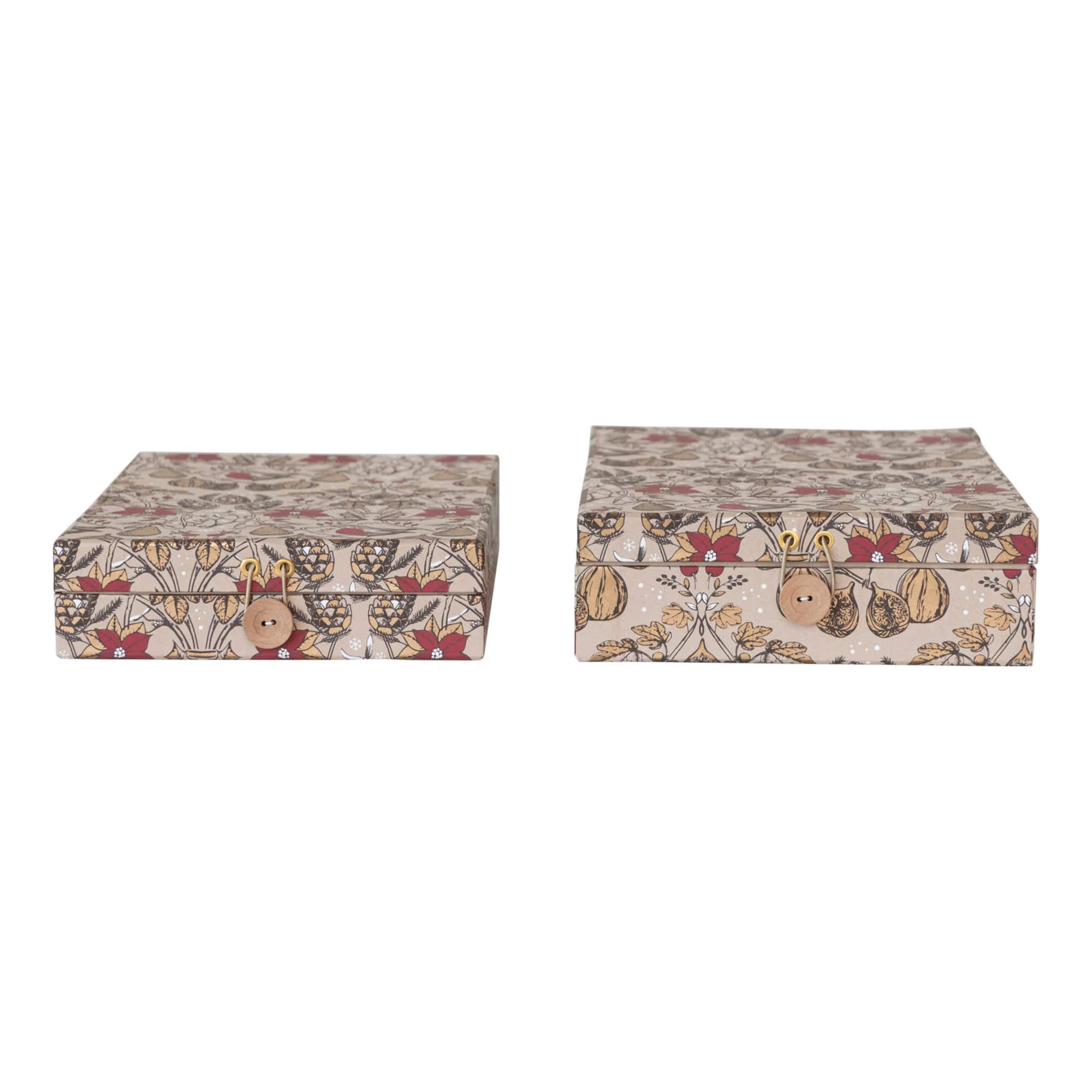 Hello Honey® Multicolor Floral Wide Paper Gift Box Set